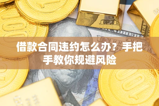 武汉借款合同违约怎么办？手把手教你规避风险