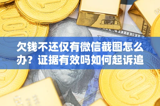 武汉欠钱不还仅有微信截图怎么办？证据有效吗如何起诉追回欠款？