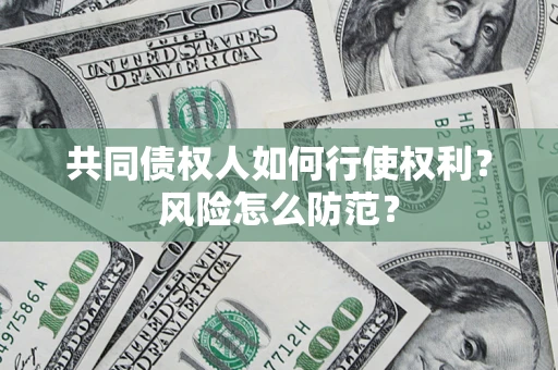 武汉共同债权人如何行使权利？风险怎么防范？