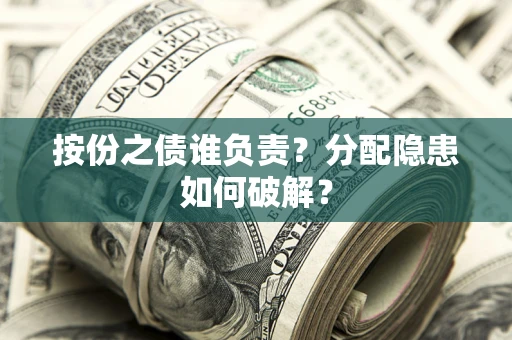 武汉按份之债谁负责？分配隐患如何破解？