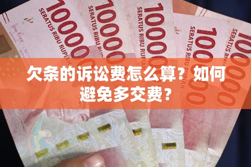 武汉欠条的诉讼费怎么算？如何避免多交费？