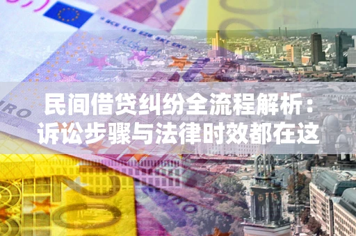 武汉民间借贷纠纷全流程解析：诉讼步骤与法律时效都在这儿了