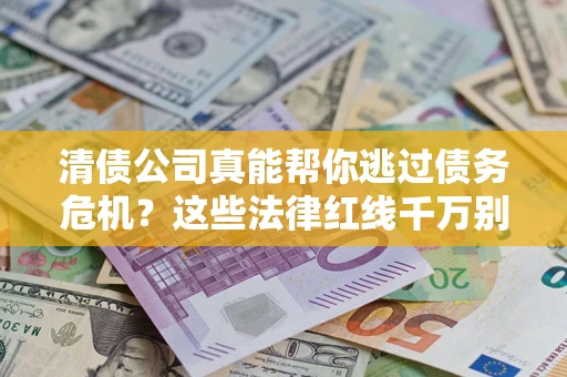 武汉清债公司真能帮你逃过债务危机？这些法律红线千万别踩