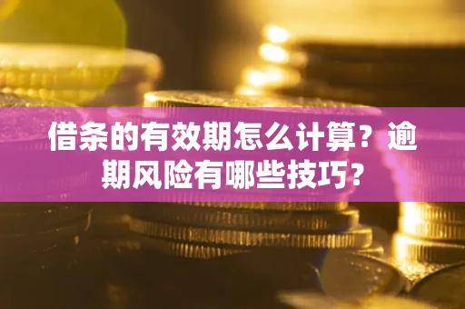 武汉借条的有效期怎么计算？逾期风险有哪些技巧？